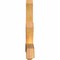 Ekena Millwork Alberta Rough Sawn Timber Gable Bracket, Western Red Cedar, 60"W x 32"H x 4"D x 4"F, 13/12 Pitch GBW060X32X0404ALB00RWR - alternate 5